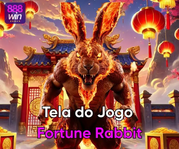 Tela principal do jogo Fortune Rabbit na 888win